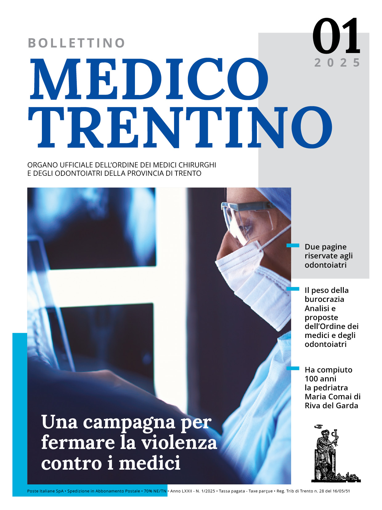 Clicca per accedere all'articolo Bollettino Medico Trentino n. 1 2025