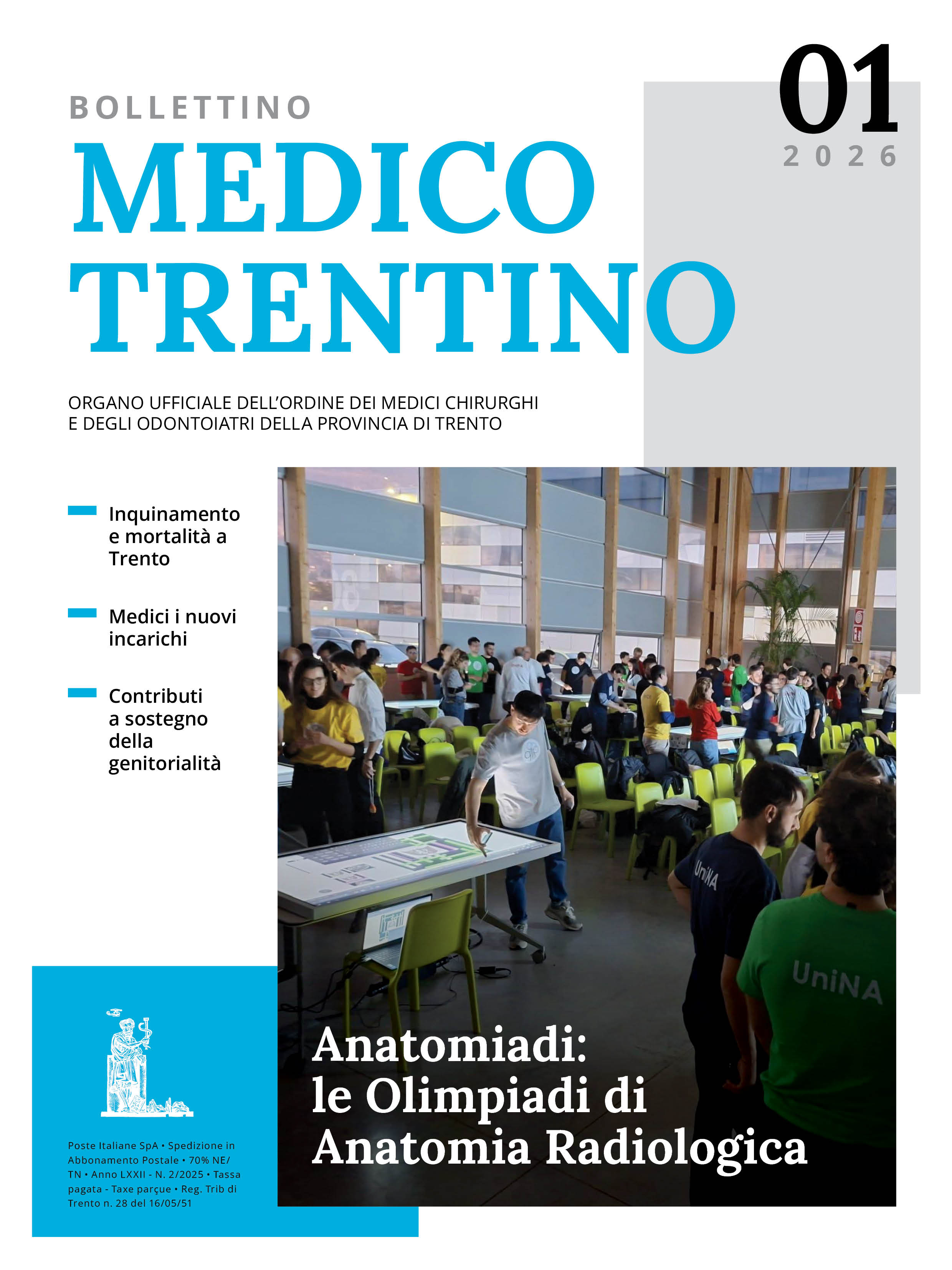 Clicca per accedere all'articolo Bollettino Medico Trentino n. 1 2026